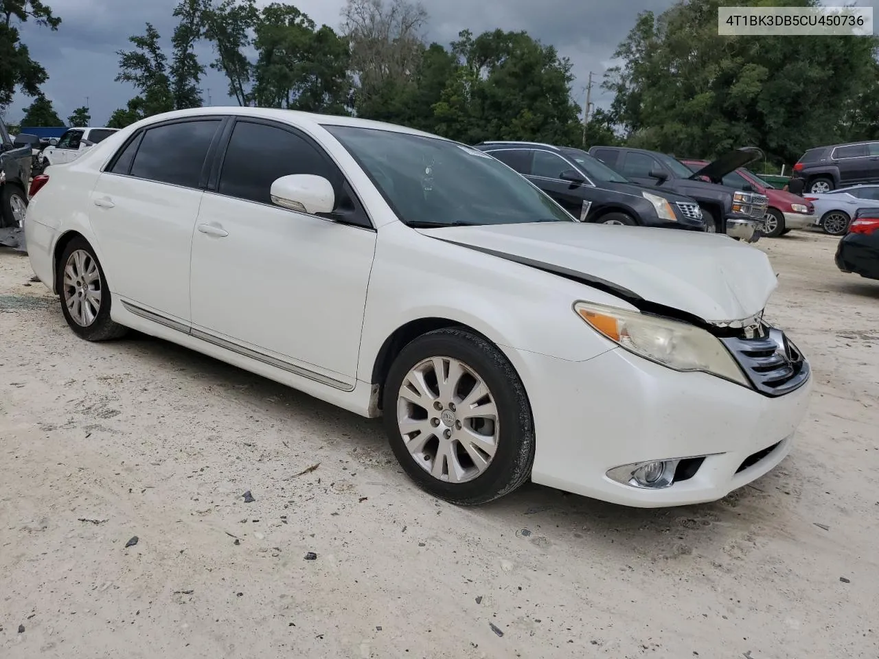 2012 Toyota Avalon Base VIN: 4T1BK3DB5CU450736 Lot: 71090284