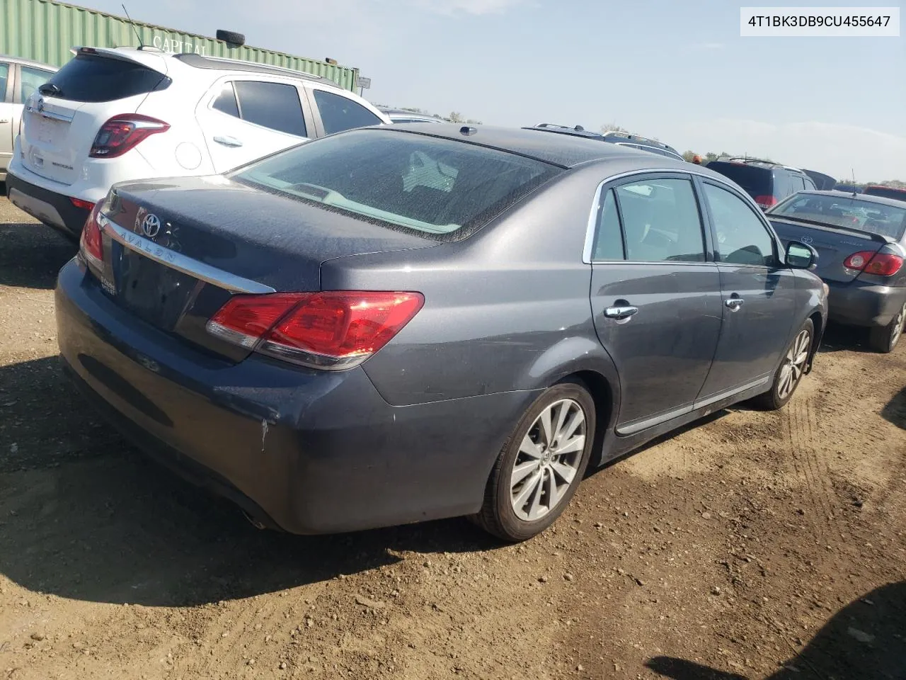 2012 Toyota Avalon Base VIN: 4T1BK3DB9CU455647 Lot: 71430014