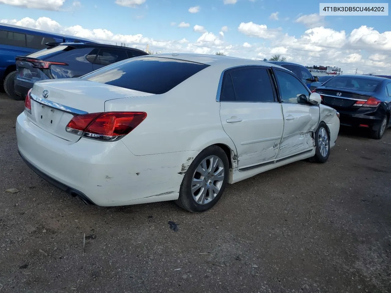 2012 Toyota Avalon Base VIN: 4T1BK3DB5CU464202 Lot: 71867114