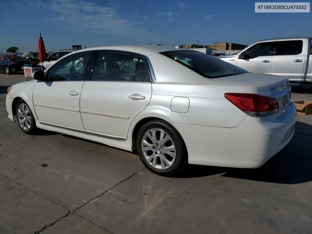 2012 Toyota Avalon Base VIN: 4T1BK3DB3CU473352 Lot: 72006774