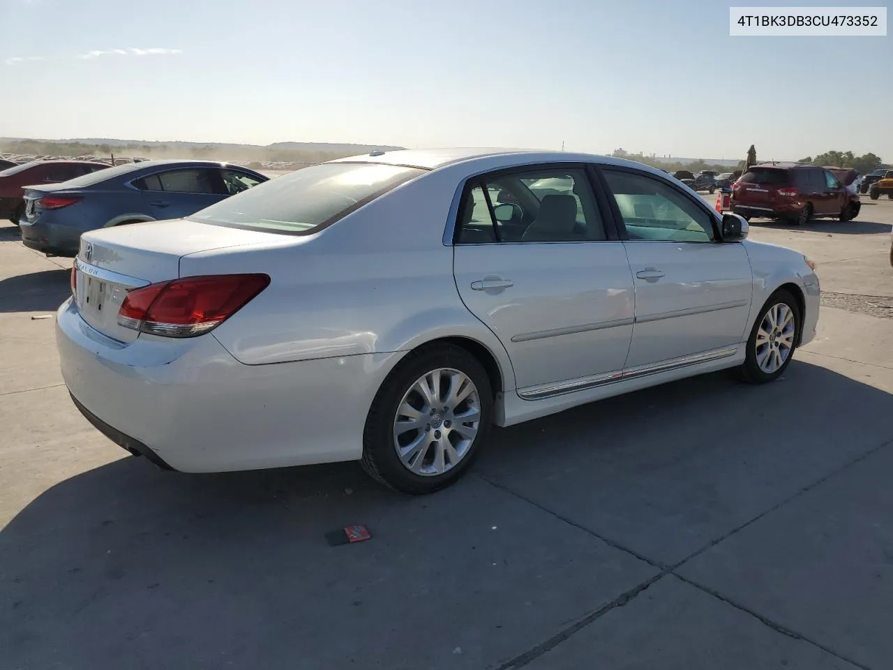 2012 Toyota Avalon Base VIN: 4T1BK3DB3CU473352 Lot: 72006774