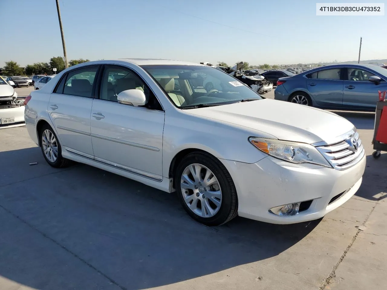 2012 Toyota Avalon Base VIN: 4T1BK3DB3CU473352 Lot: 72006774