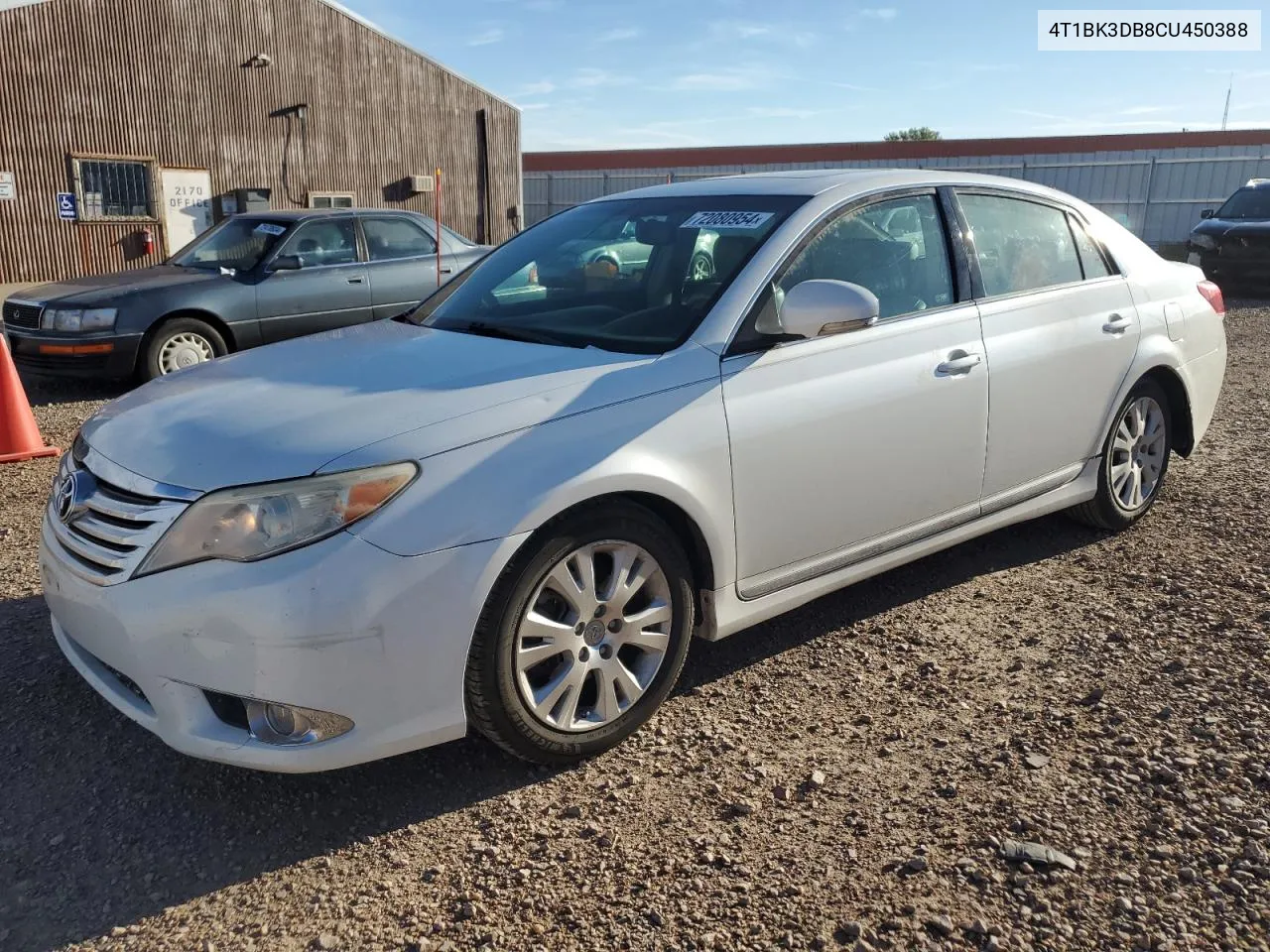 2012 Toyota Avalon Base VIN: 4T1BK3DB8CU450388 Lot: 72080954