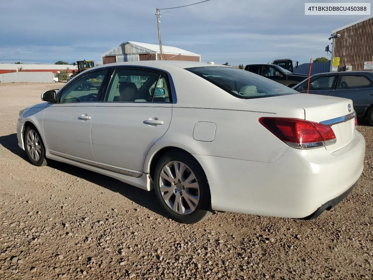 2012 Toyota Avalon Base VIN: 4T1BK3DB8CU450388 Lot: 72080954