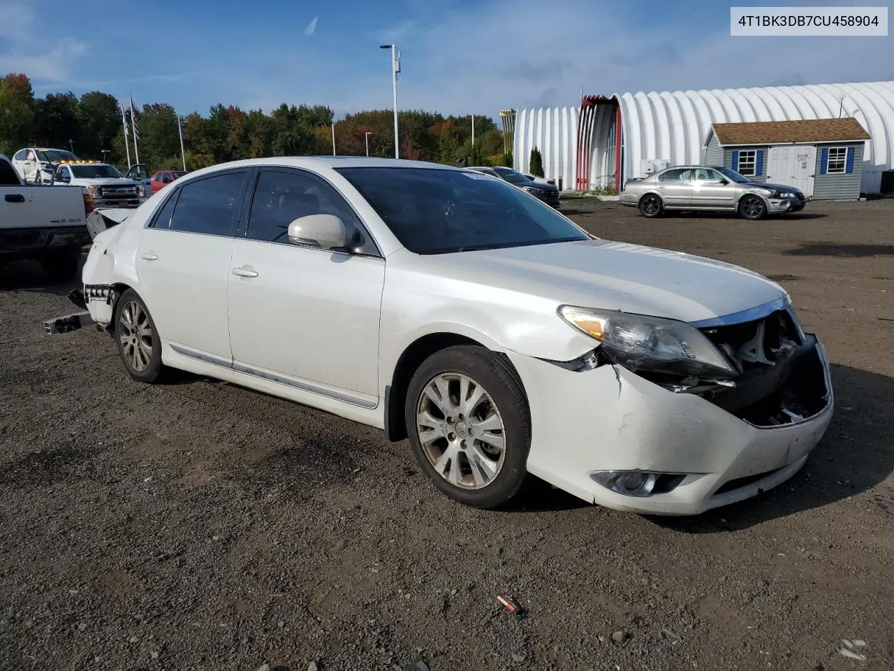 2012 Toyota Avalon Base VIN: 4T1BK3DB7CU458904 Lot: 73787344