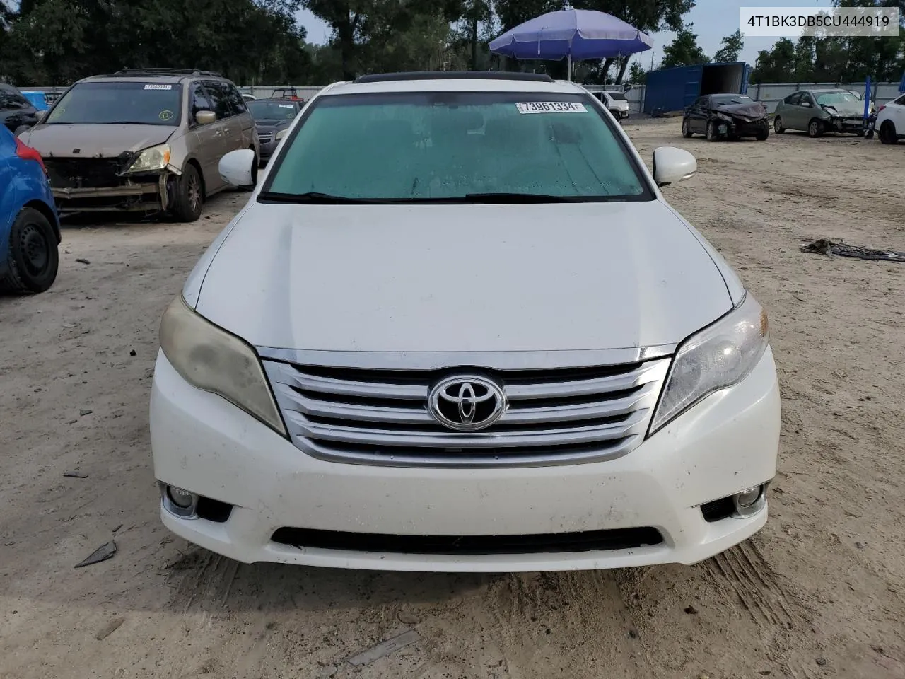 2012 Toyota Avalon Base VIN: 4T1BK3DB5CU444919 Lot: 73961334