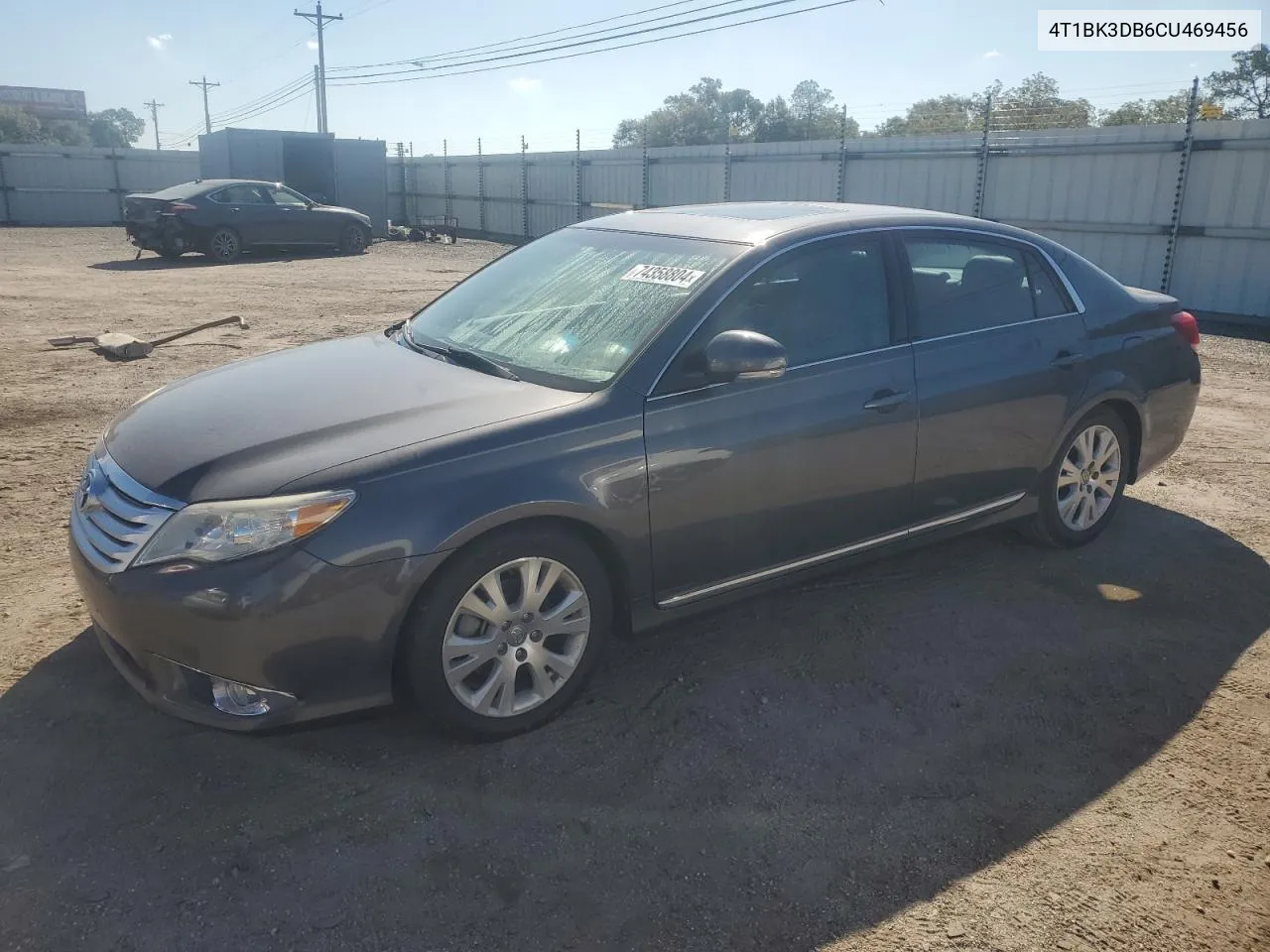 4T1BK3DB6CU469456 2012 Toyota Avalon Base