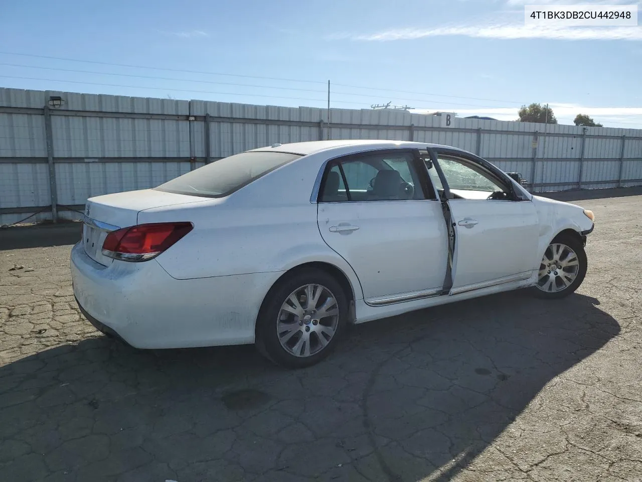 2012 Toyota Avalon Base VIN: 4T1BK3DB2CU442948 Lot: 74543644