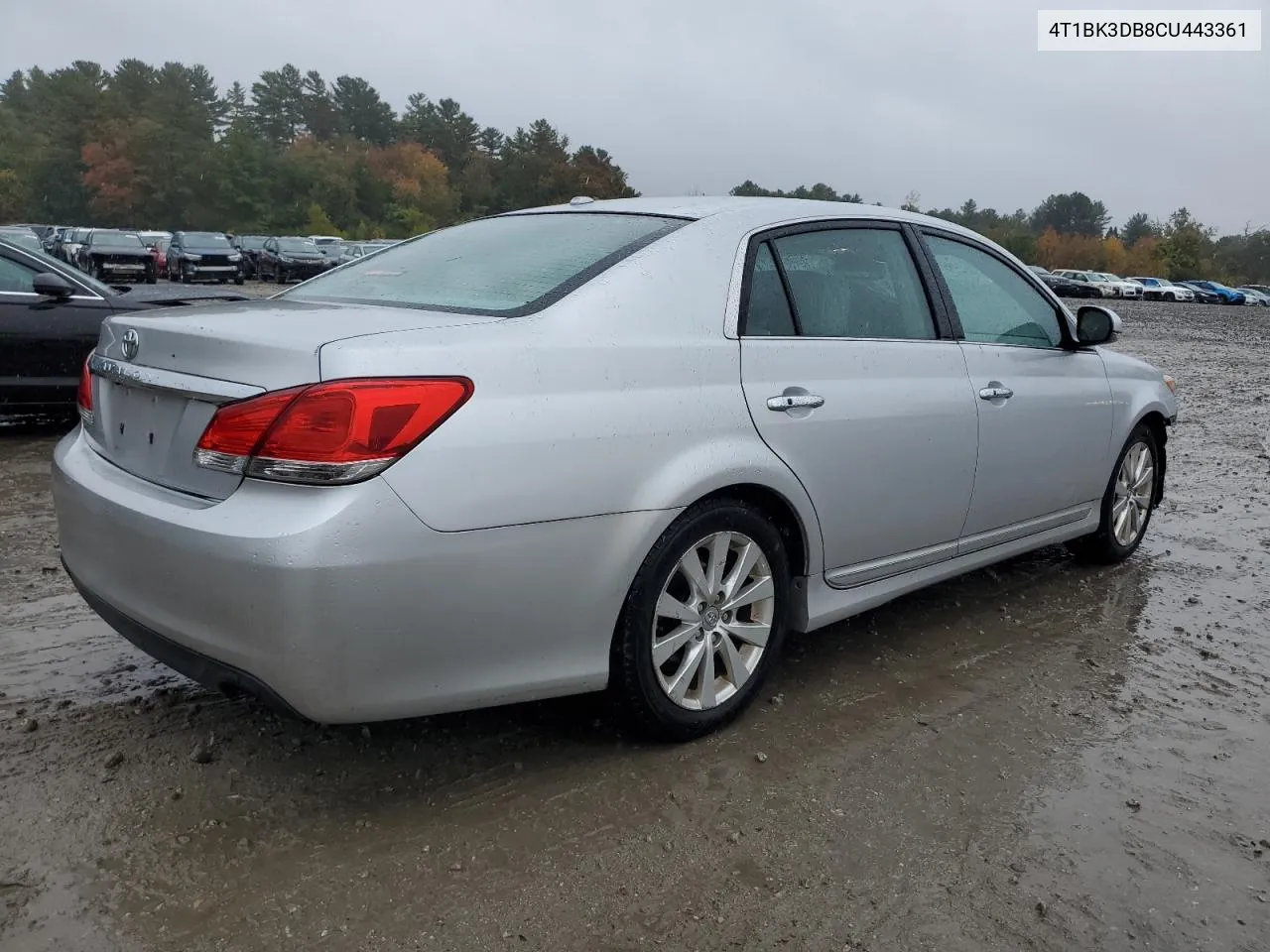 4T1BK3DB8CU443361 2012 Toyota Avalon Base