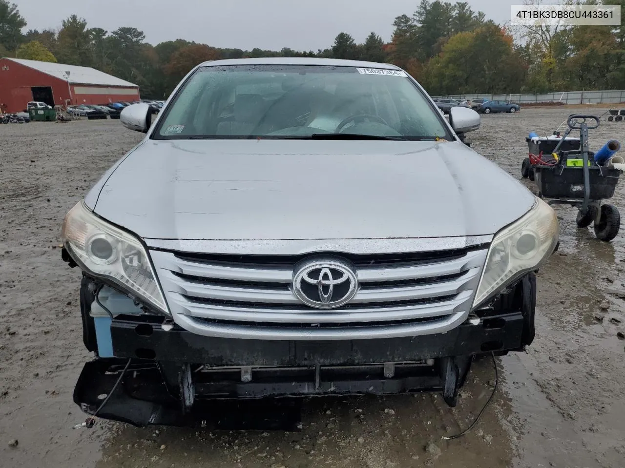 4T1BK3DB8CU443361 2012 Toyota Avalon Base