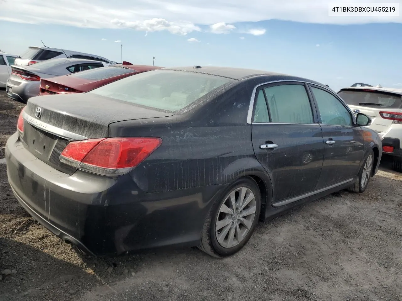 2012 Toyota Avalon Base VIN: 4T1BK3DBXCU455219 Lot: 75094844