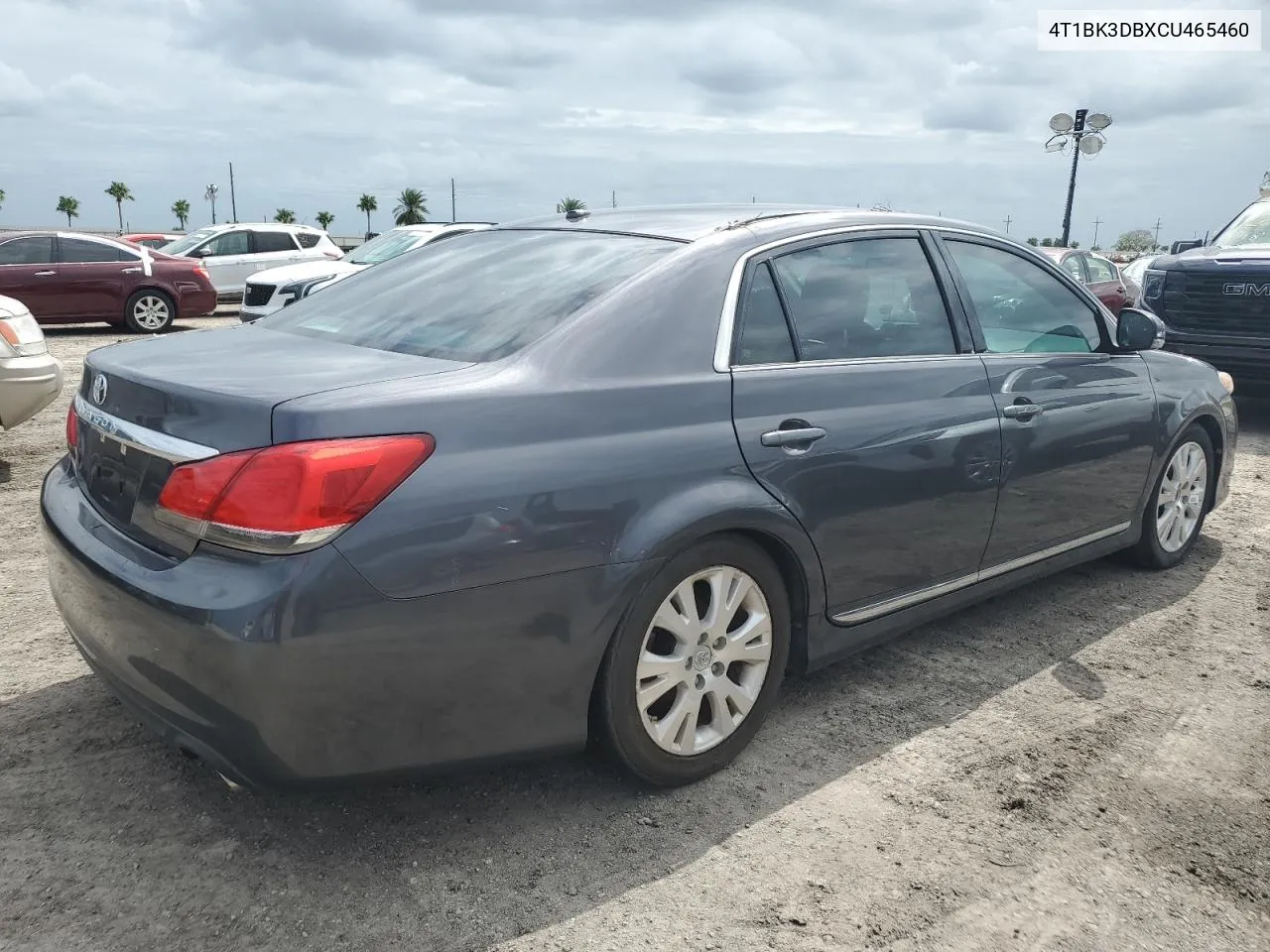 2012 Toyota Avalon Base VIN: 4T1BK3DBXCU465460 Lot: 75452644