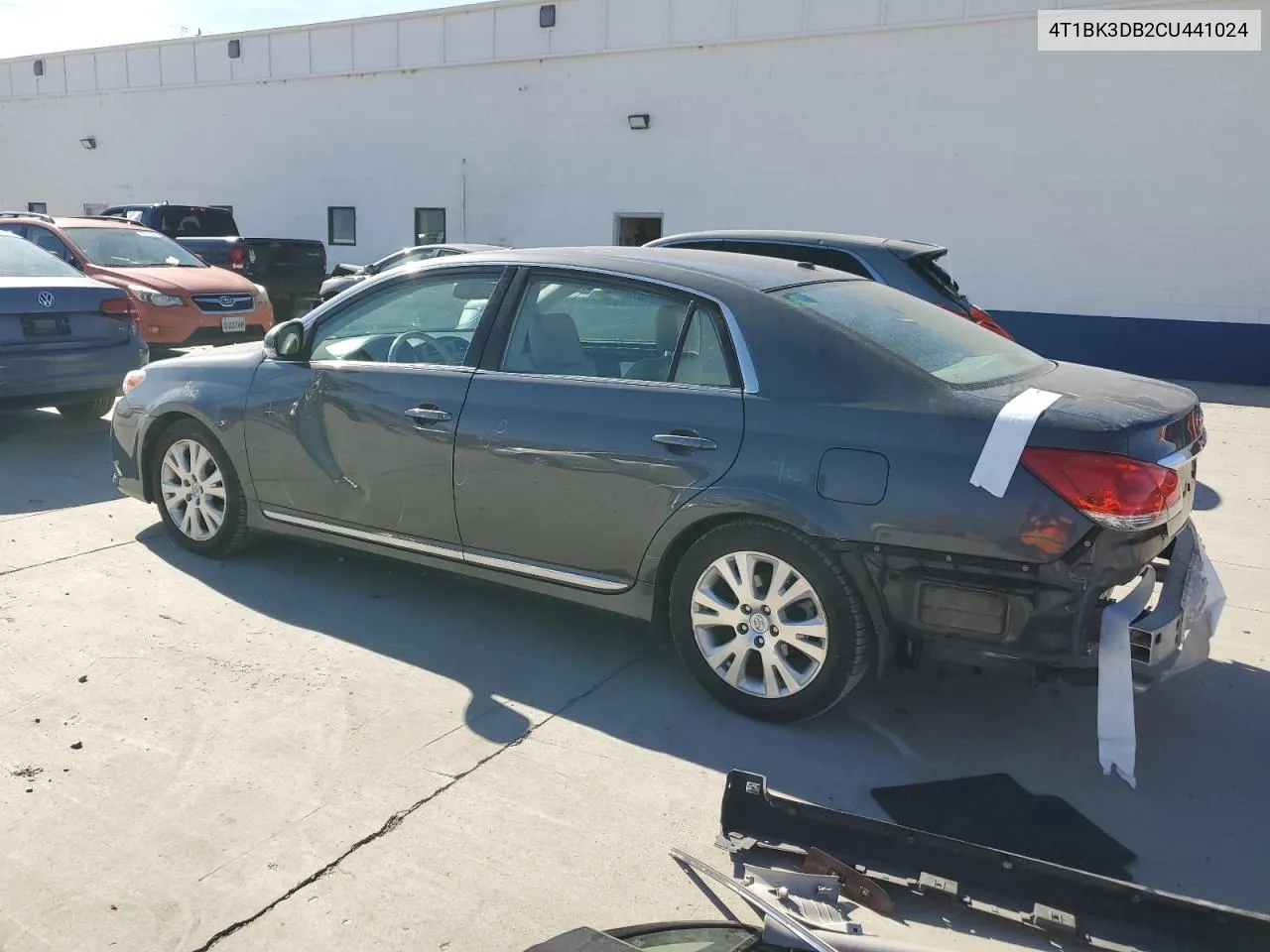 2012 Toyota Avalon Base VIN: 4T1BK3DB2CU441024 Lot: 76886704