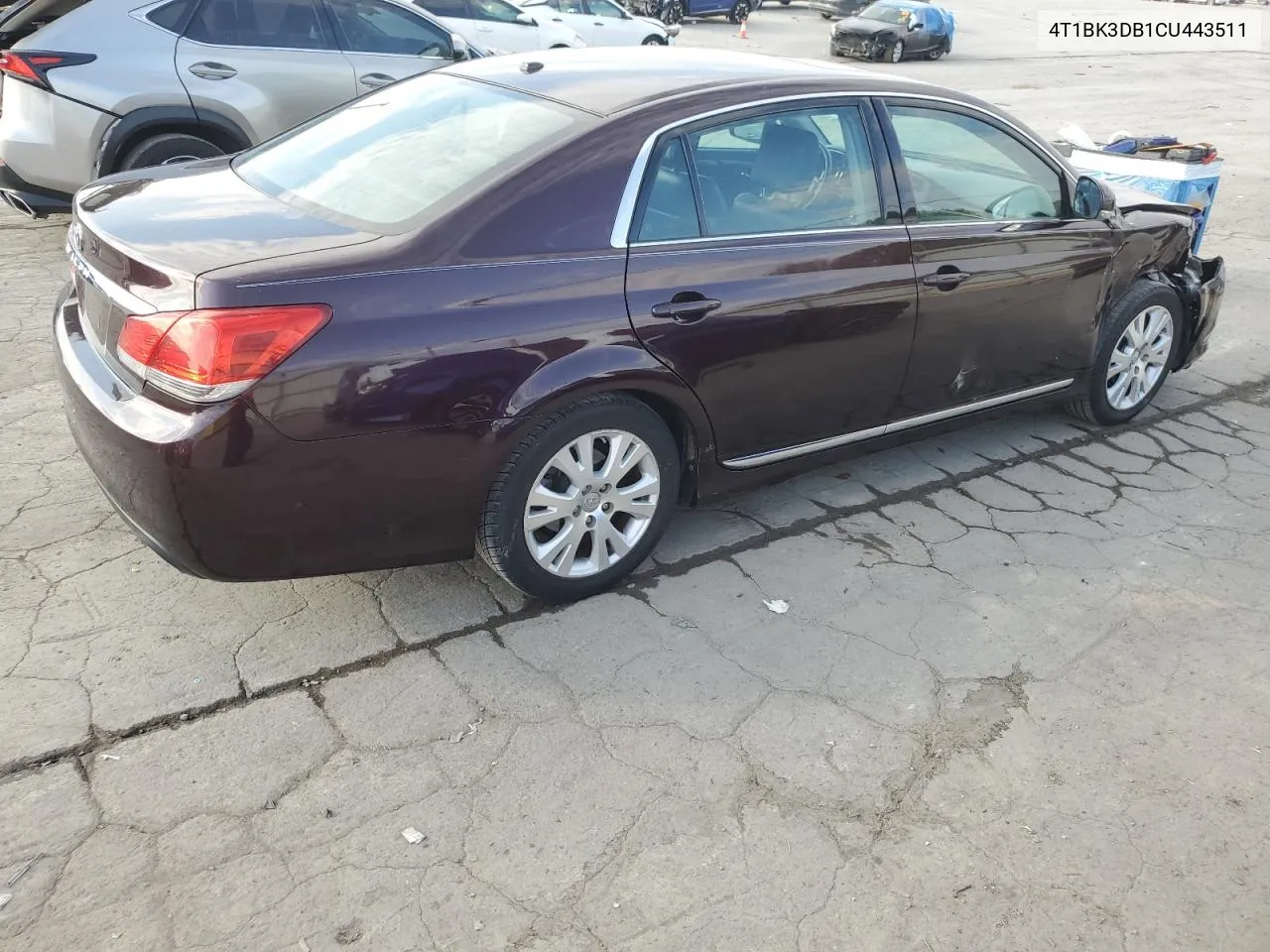 4T1BK3DB1CU443511 2012 Toyota Avalon Base