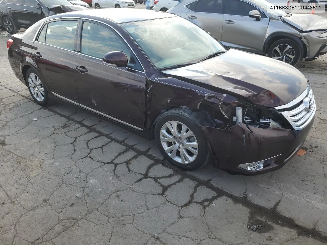 4T1BK3DB1CU443511 2012 Toyota Avalon Base