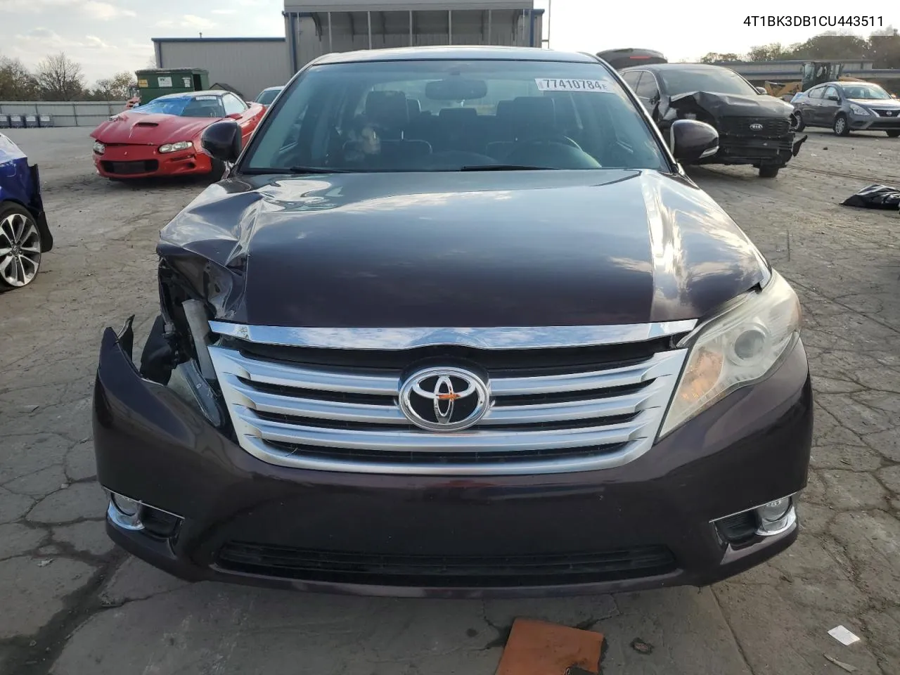 4T1BK3DB1CU443511 2012 Toyota Avalon Base