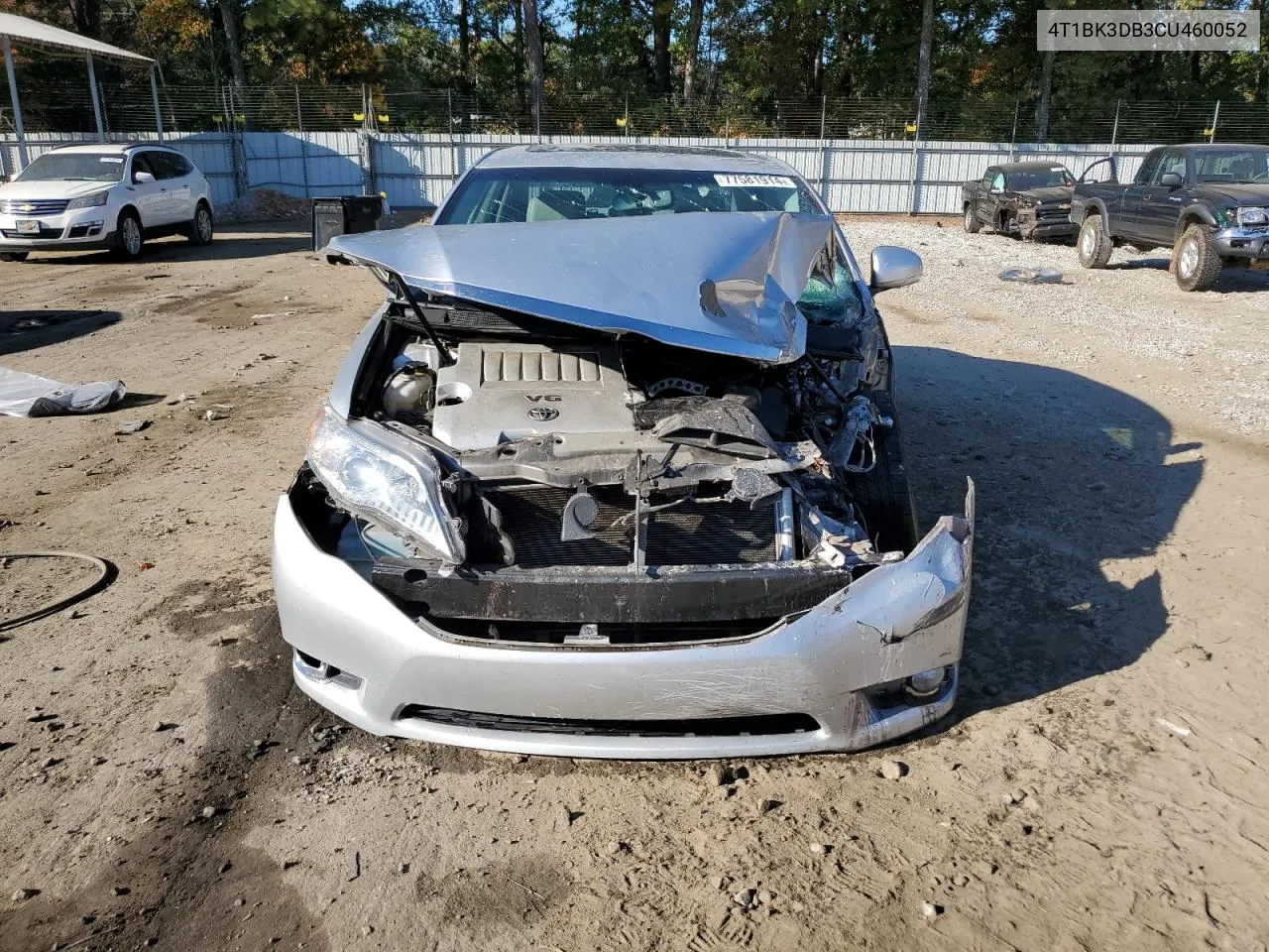 4T1BK3DB3CU460052 2012 Toyota Avalon Base