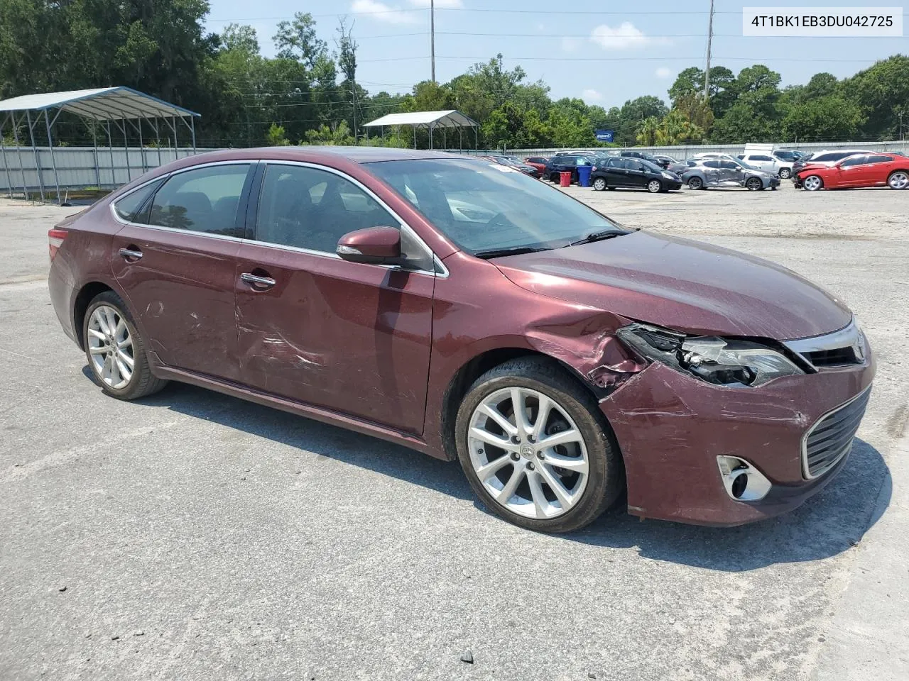 2013 Toyota Avalon Base VIN: 4T1BK1EB3DU042725 Lot: 60604294