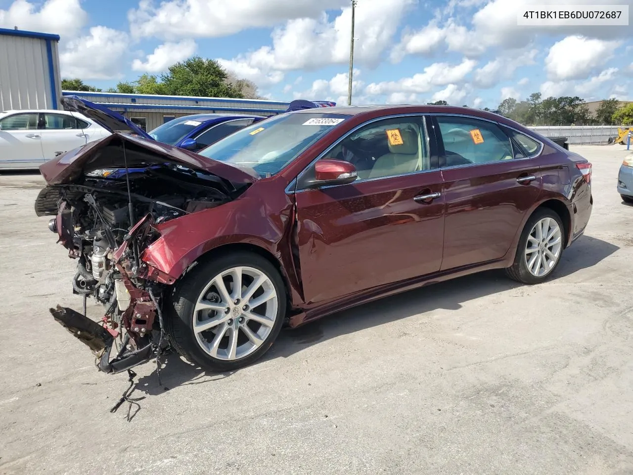 4T1BK1EB6DU072687 2013 Toyota Avalon Base