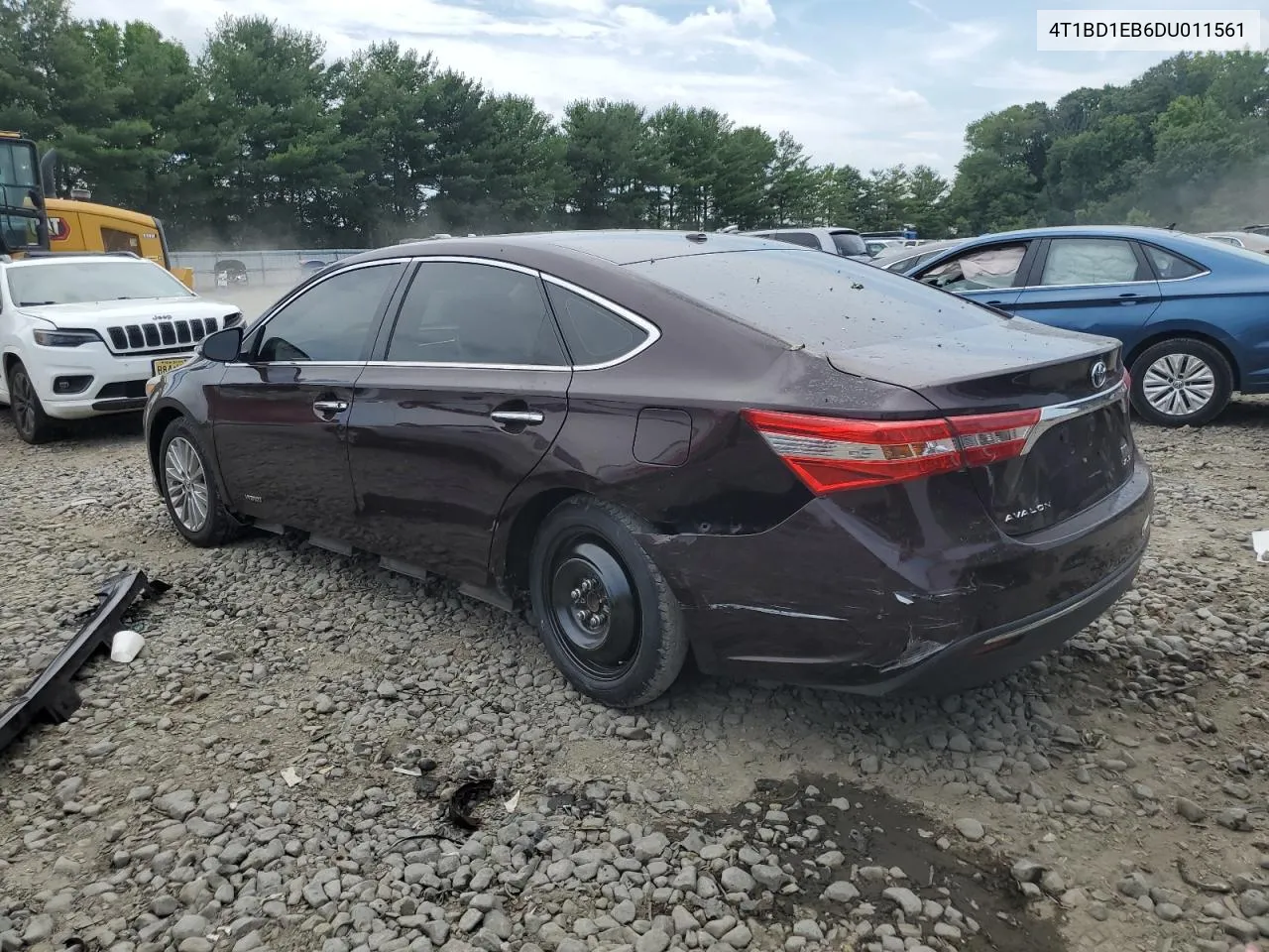 2013 Toyota Avalon Hybrid VIN: 4T1BD1EB6DU011561 Lot: 62096634