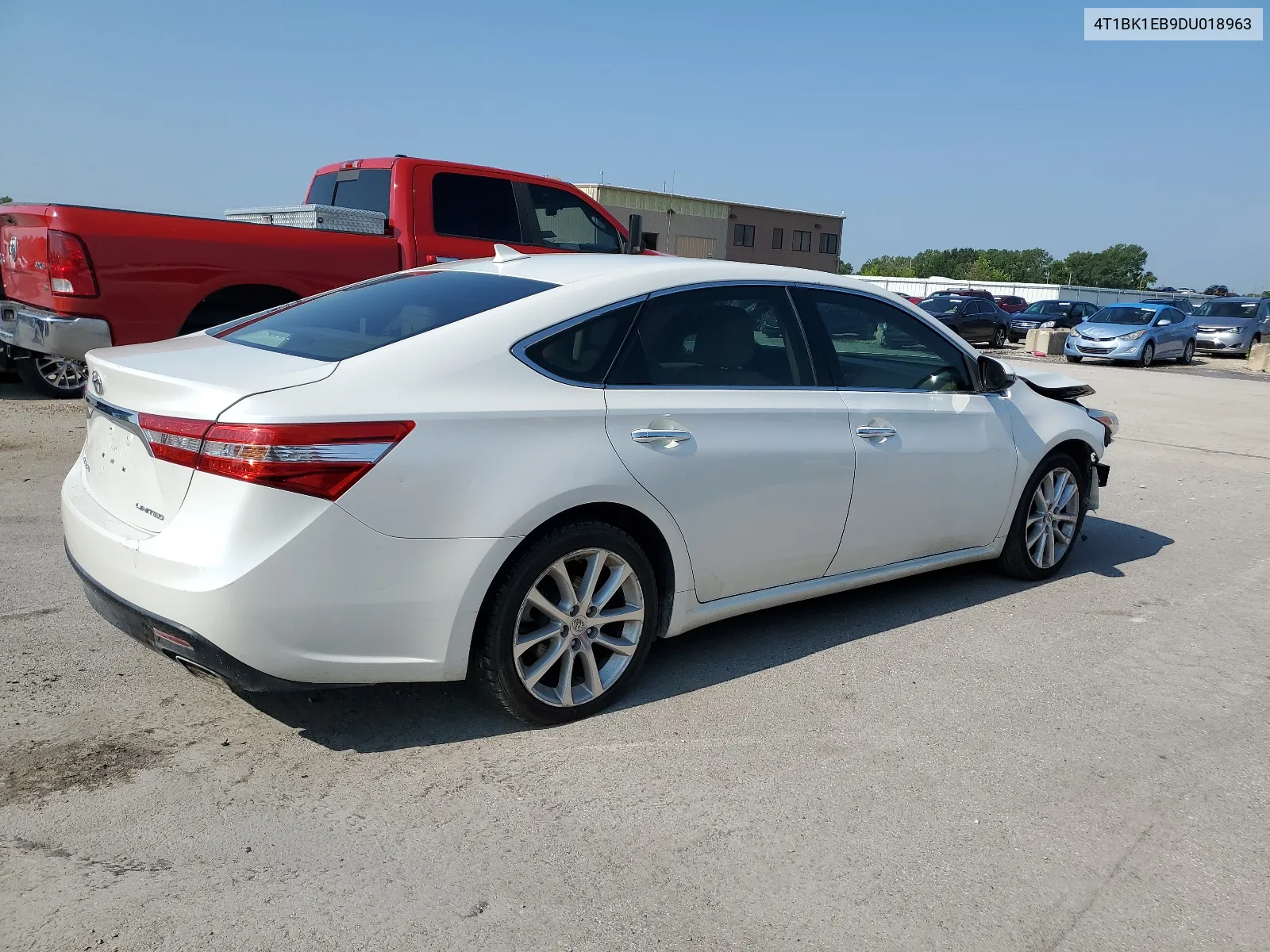 2013 Toyota Avalon Base VIN: 4T1BK1EB9DU018963 Lot: 62744654