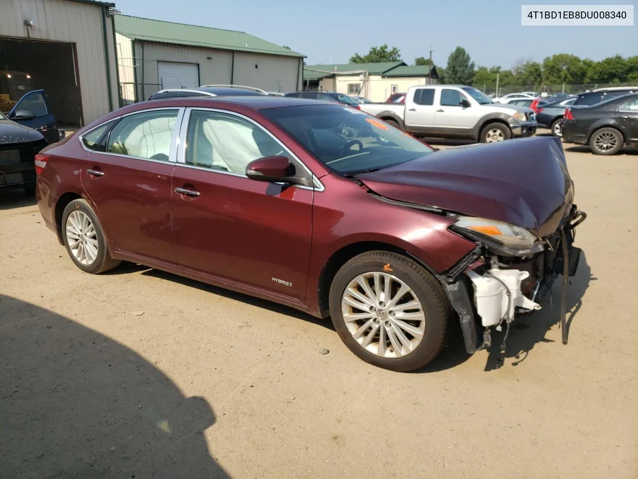 2013 Toyota Avalon Hybrid VIN: 4T1BD1EB8DU008340 Lot: 62840984