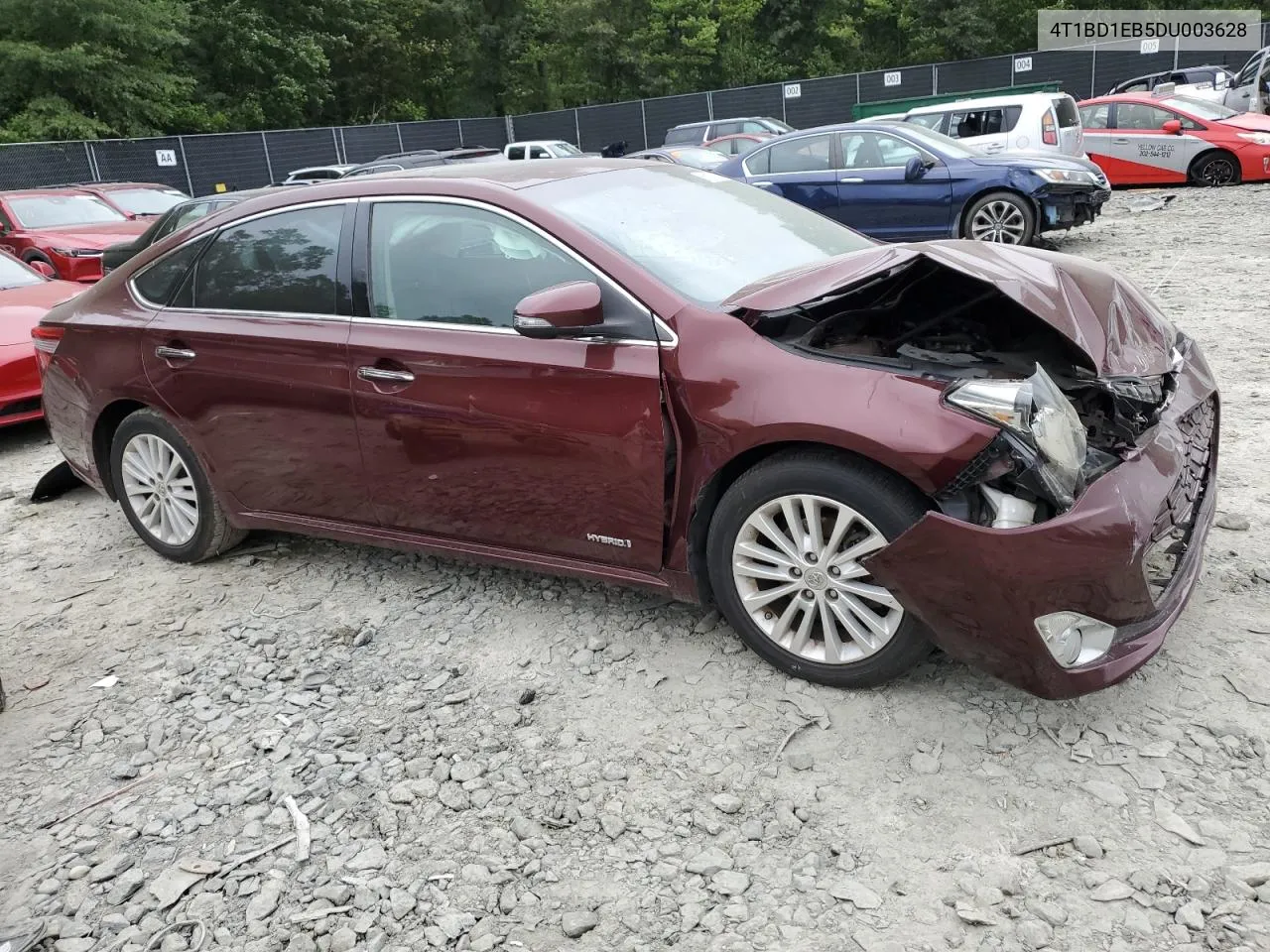 2013 Toyota Avalon Hybrid VIN: 4T1BD1EB5DU003628 Lot: 65067824