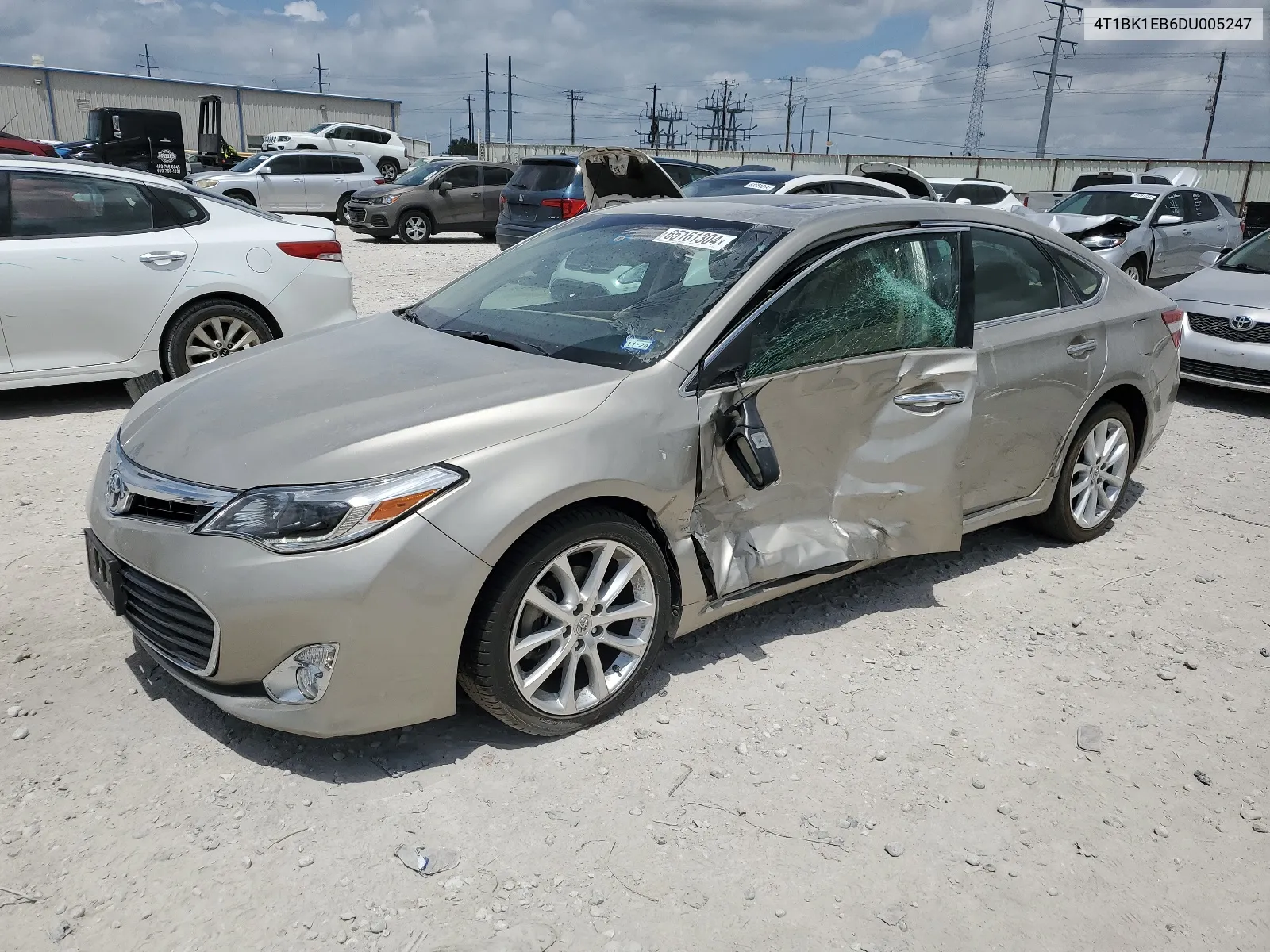 2013 Toyota Avalon Base VIN: 4T1BK1EB6DU005247 Lot: 65161304