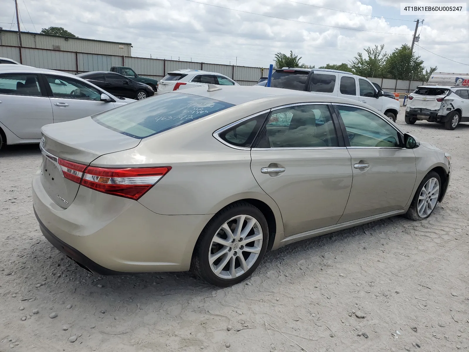 2013 Toyota Avalon Base VIN: 4T1BK1EB6DU005247 Lot: 65161304