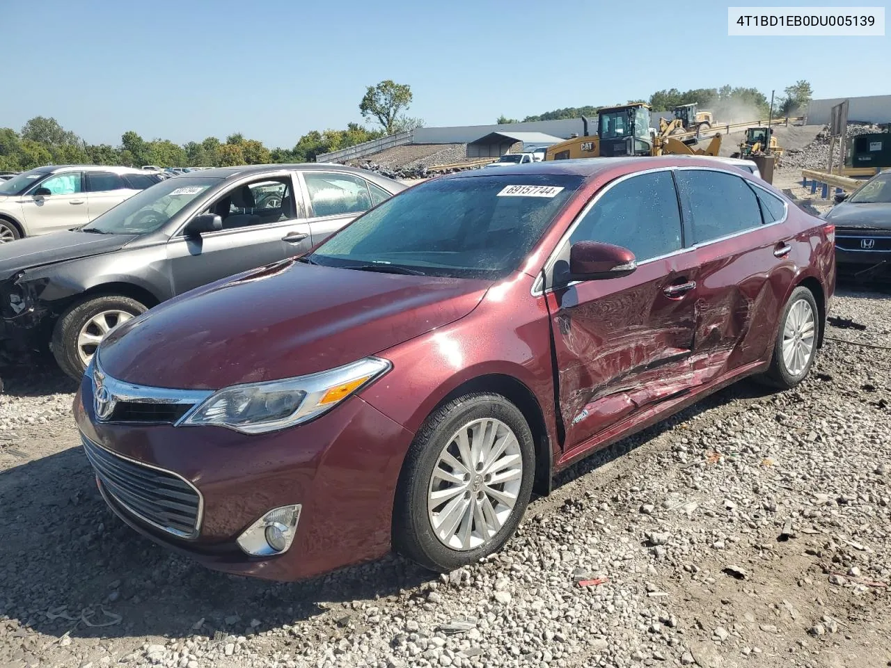 2013 Toyota Avalon Hybrid VIN: 4T1BD1EB0DU005139 Lot: 69157744