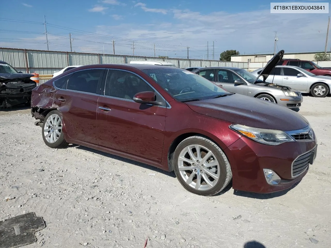 2013 Toyota Avalon Base VIN: 4T1BK1EBXDU043841 Lot: 69319924