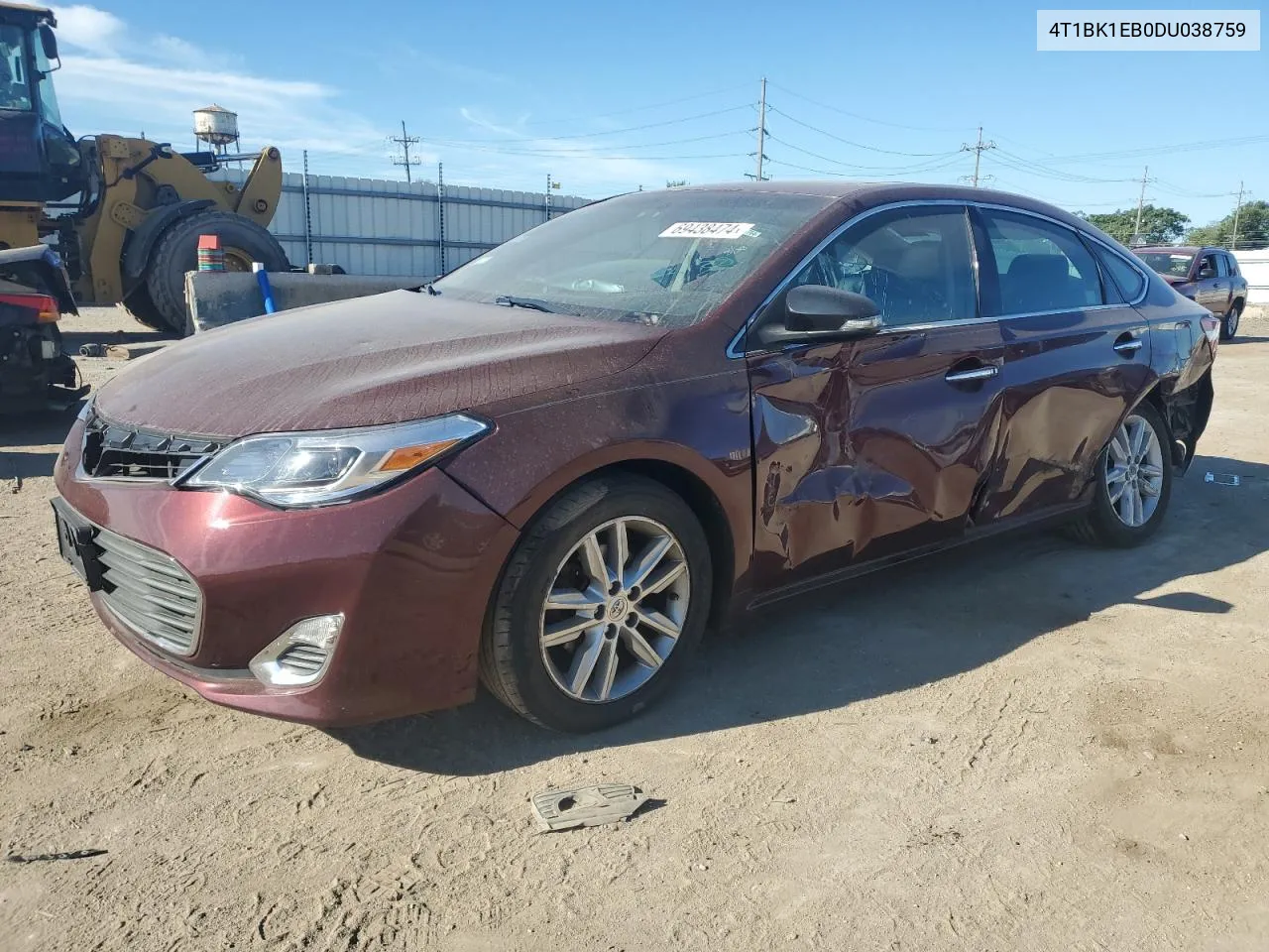 2013 Toyota Avalon Base VIN: 4T1BK1EB0DU038759 Lot: 69438474