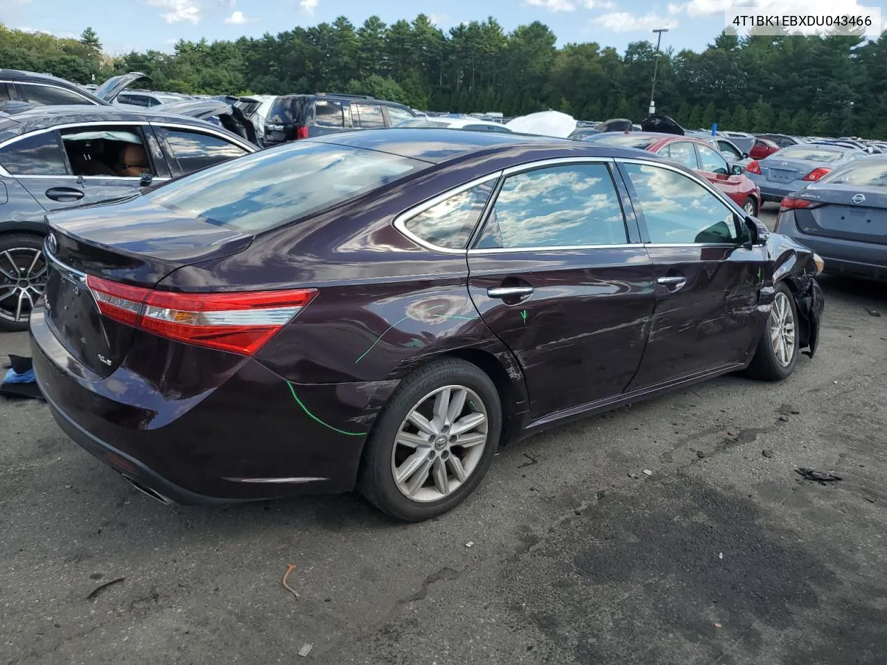 4T1BK1EBXDU043466 2013 Toyota Avalon Base