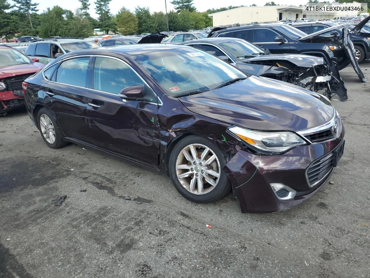 4T1BK1EBXDU043466 2013 Toyota Avalon Base