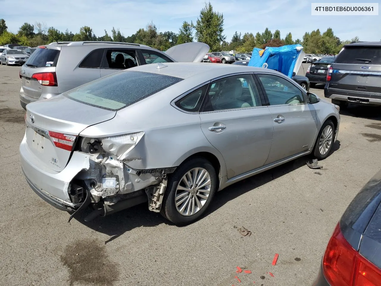 2013 Toyota Avalon Hybrid VIN: 4T1BD1EB6DU006361 Lot: 70343794