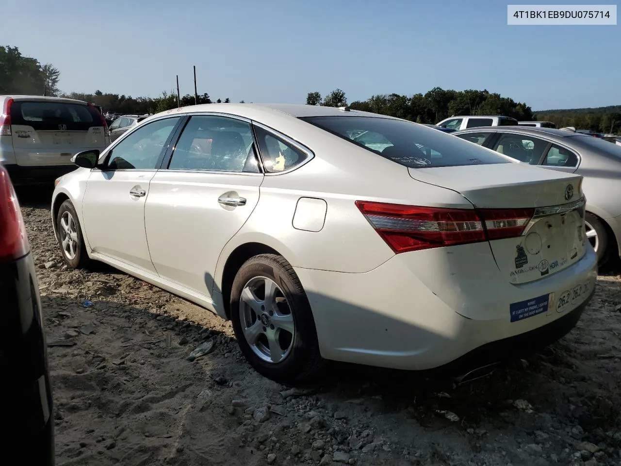 2013 Toyota Avalon Base VIN: 4T1BK1EB9DU075714 Lot: 70546574