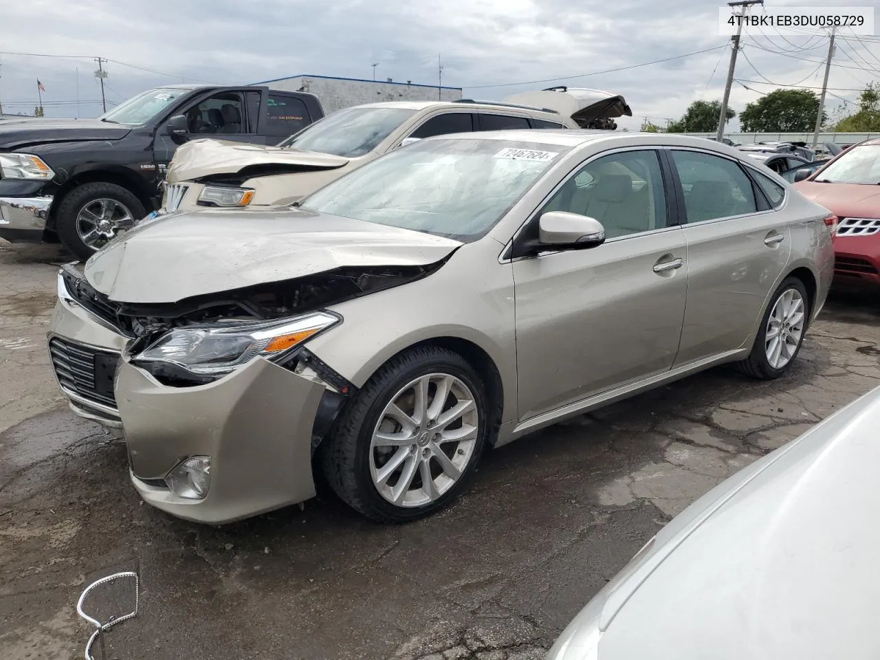 2013 Toyota Avalon Base VIN: 4T1BK1EB3DU058729 Lot: 72467624