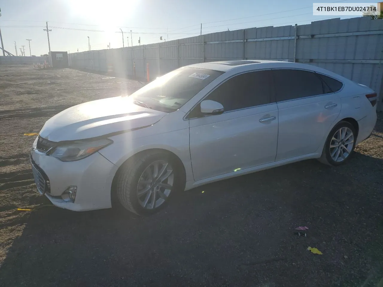 2013 Toyota Avalon Base VIN: 4T1BK1EB7DU024714 Lot: 72964584