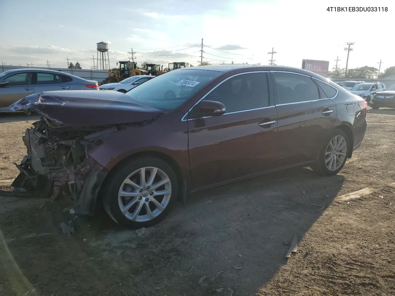 2013 Toyota Avalon Base VIN: 4T1BK1EB3DU033118 Lot: 73063414