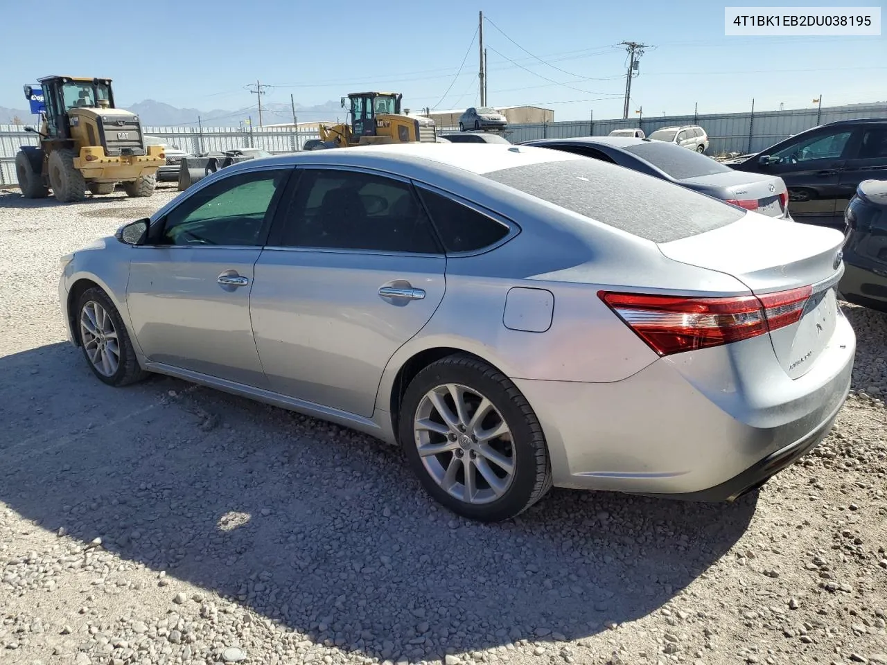 4T1BK1EB2DU038195 2013 Toyota Avalon Base