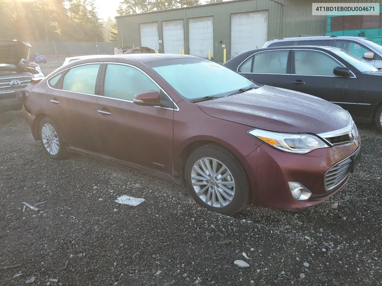 2013 Toyota Avalon Hybrid VIN: 4T1BD1EB0DU004671 Lot: 73978484