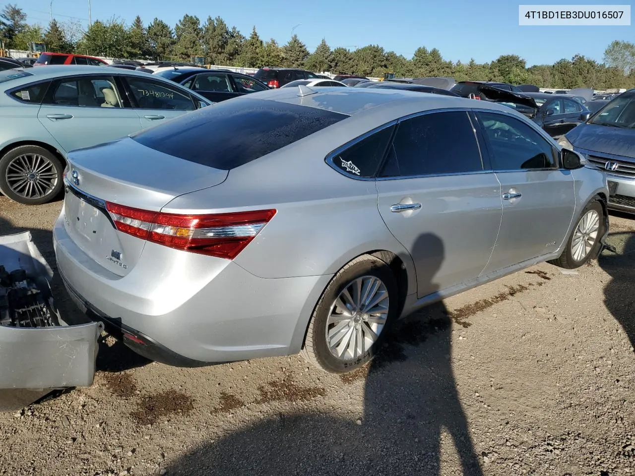 2013 Toyota Avalon Hybrid VIN: 4T1BD1EB3DU016507 Lot: 74024004