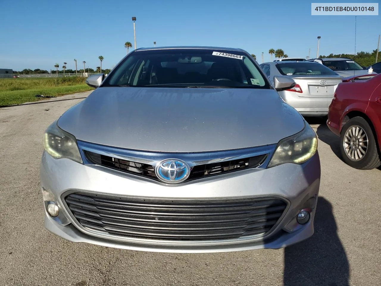 2013 Toyota Avalon Hybrid VIN: 4T1BD1EB4DU010148 Lot: 74398664