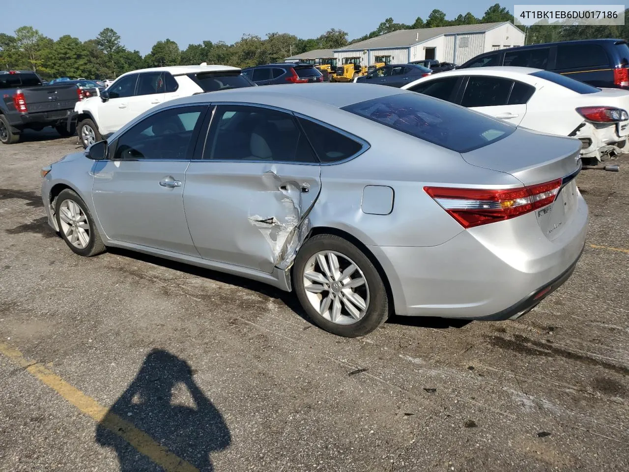 2013 Toyota Avalon Base VIN: 4T1BK1EB6DU017186 Lot: 74709074