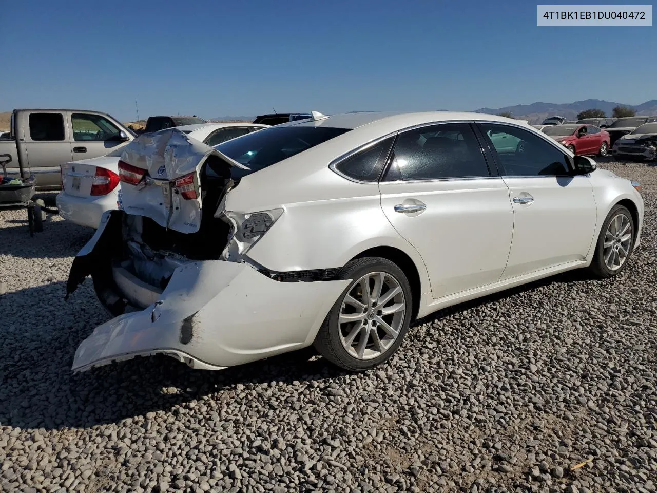 2013 Toyota Avalon Base VIN: 4T1BK1EB1DU040472 Lot: 74729224