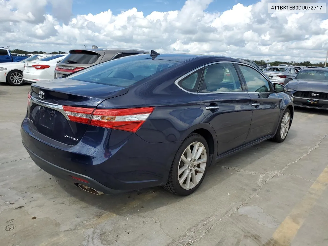 2013 Toyota Avalon Base VIN: 4T1BK1EB0DU072717 Lot: 75268104