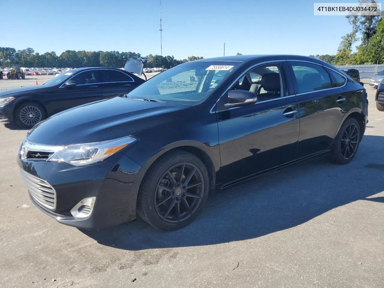 2013 Toyota Avalon Base VIN: 4T1BK1EB4DU034472 Lot: 75558614