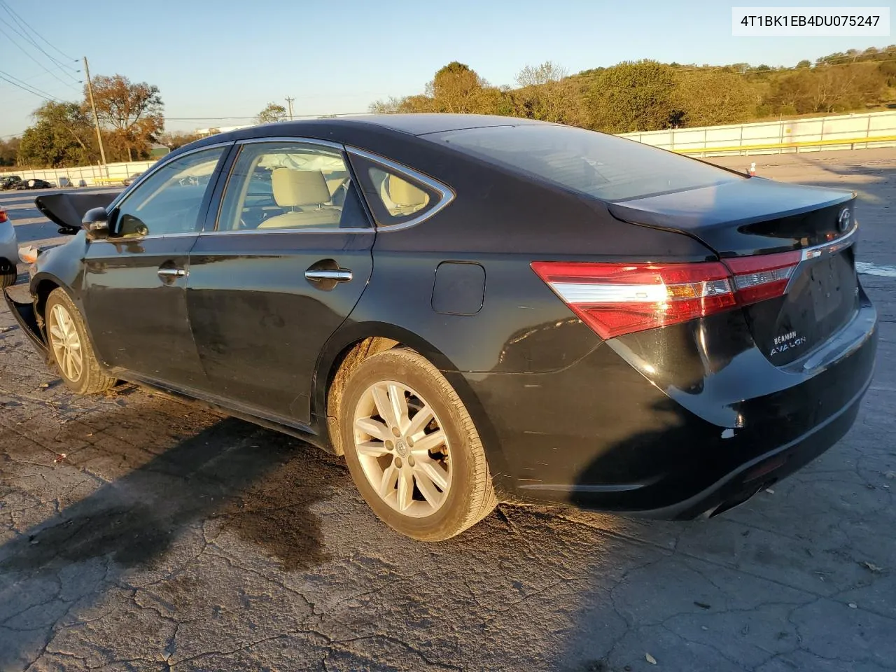 2013 Toyota Avalon Base VIN: 4T1BK1EB4DU075247 Lot: 75643474