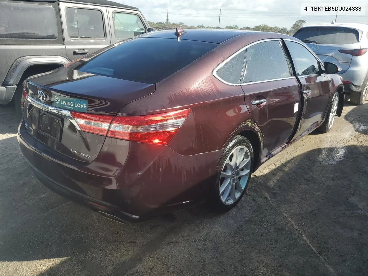 2013 Toyota Avalon Base VIN: 4T1BK1EB6DU024333 Lot: 75672914