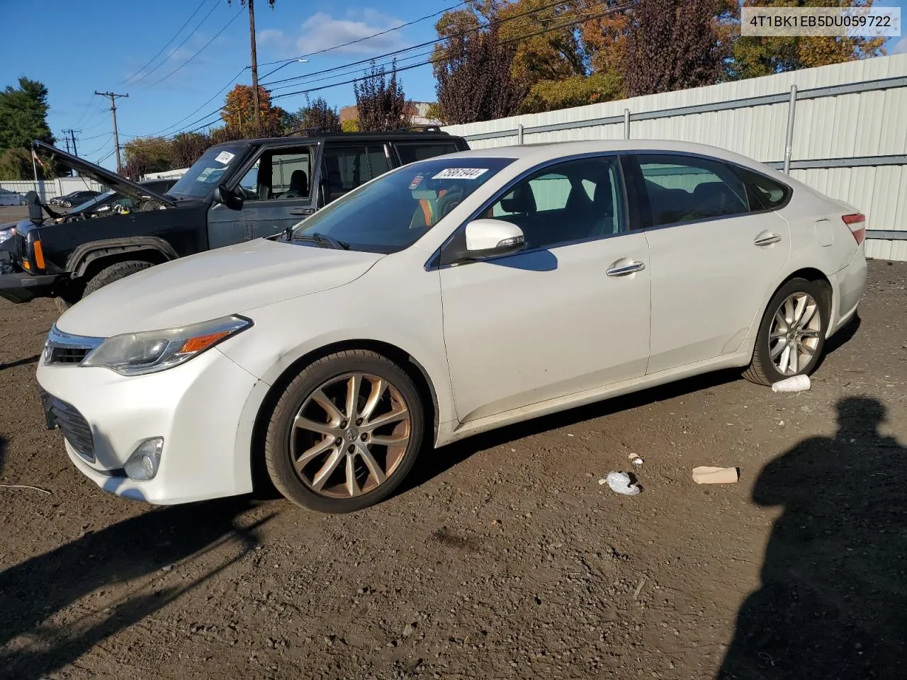 2013 Toyota Avalon Base VIN: 4T1BK1EB5DU059722 Lot: 75861944